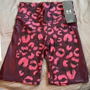 Under Armour Shine Biker Shorts Polaris Purple (small)